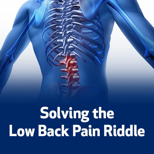 Solving the Low Back Pain Riddle