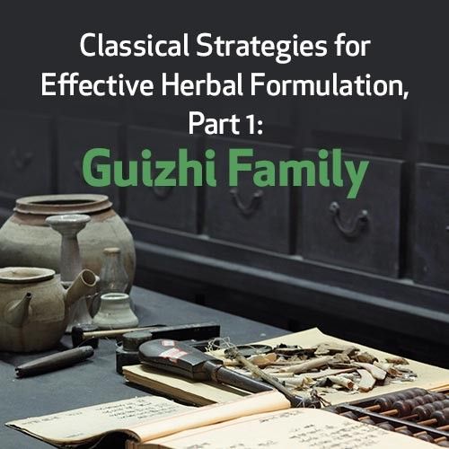Classical Strategies for Effective Herbal Formulation, Part 1: Guizhi Family